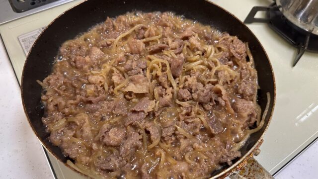 豚ジンギスカン作った（業スー食材２）