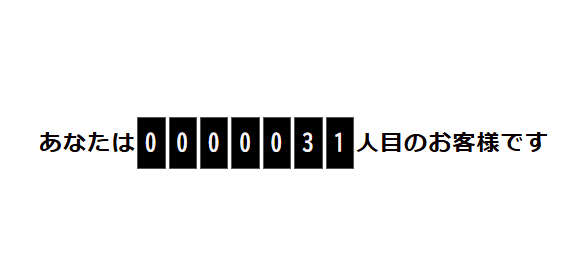 「Nostalgic Access Counter」v1.1：スマホ表示を改善しました